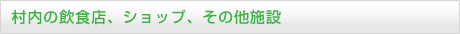 村内の宿泊施設